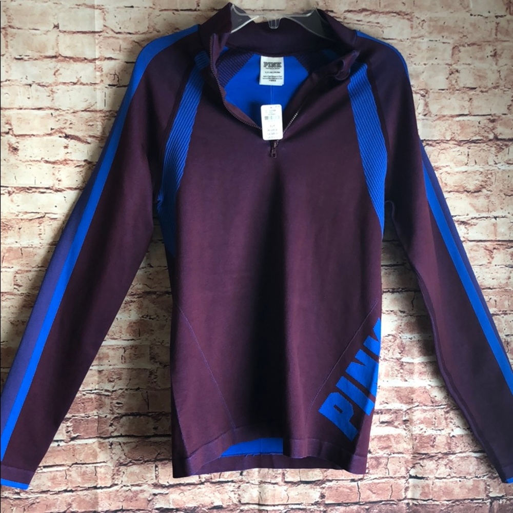 VS Pink 1/2 zip pullover